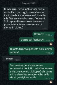 Terapia onde d’urto focali per dolore e infiammazione